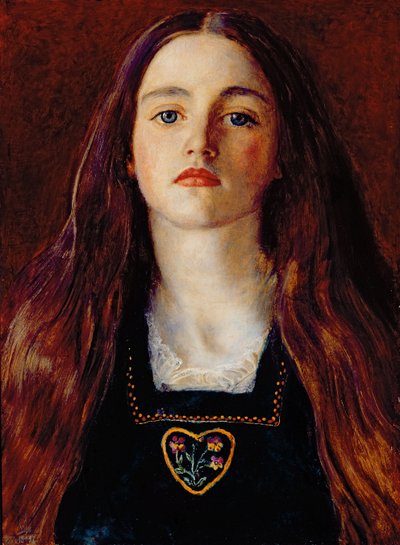 Retrato de una niña, 1857 de John Everett Millais